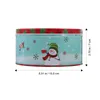 Storage Bottles Christmas Tin Box Boxes For Gifts Biscuit Containers Sweet Decorate Small Candy Iron Cookie Tiny