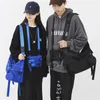 Skolväskor 2023 Taktisk Techwear Hip Hop Combined Crossbody Bag män Kvinnor Funktionella avtagbara utomhusvattentäta budbärare