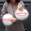 Winter Luxury Fake Fur Cuffs Plush Thick Women Wristband Elastic Oversleeve Female Jackets Arm Warmer Hand Ring 231222