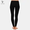 Laissez-vous l'arrivée des femmes leggings solid noir hauteur taille confortable respire librement fitness stret 231221