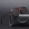 Okulary przeciwsłoneczne kobiety moda 2023 proste duże szklanki ramy retro klasyczny plastikowy designerka na zewnątrz okulary UV400
