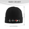 Berets Heart Beat Palestine Palestinien drapeau tricot Caps pour femmes hommes bonnets chapeaux d'hiver CAP MELON chaud acrylique