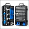 Professionele handgereedschapsets Mini-koffer voor reparatie 135 in 1 schroevendraaierset van schroevendraaierbit Precisie mobiele telefoongereedschapsset Torx Dr Dha32