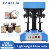 ZONESUN Beer Can Seamer Tin Can Sealer Double Seamer Bench Top Cannular Electric Can Sealing Equipment ZS-FK260