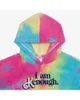 Women's Hoodies Personality Street Fashion Lazy Loose Tie Dye Hoodie Unisex Hooded Sweatshirt Casual Clothing I Am Kenough