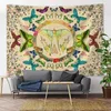 Tapestries Vintage Botanical Floral Scene Home Decor Tapestry Hippie Mandala Wall Hanging Boho Yoga Mat Cute Room