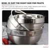 Bowls Stainless Steel Double Walled Insulated Soup Metal Snack Bowl Noodle Ramen Salad Mixing Ice Cream Noodles