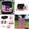 Accessories Lady Smoking Pink Tobacco Kit Smoke Herb Grinder Cigarette Case Plastic Storage Tube Glass Smok Pipe 78Mm Rolling Hine Dro Dhh5P