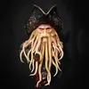 1/10 Resina escala Busto pirata Davy Jones Figuras não pintadas Resina Modelo Figuras Coleção Miniatura Hobby Toys 231222