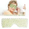 Natural Jade Eye Mask Cooling Jade Sleep Eye Mask Massager Aging Shade Relaxation Anti Therapy Gift Jade Stone Cover M9C5 231221