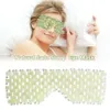 Maschera naturale maschera per occhiali raffreddamento maschera per occhio sonno maschera per occhio d'occhio rilassamento anti -terapia copertura in pietra giada m9c5 231221