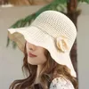 Cappelli larghi brim classici cappello da sole in stile coreano Sun sottile traspirante floppy anti-uv