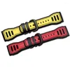 Titta på band Superior 28mm Yellow Red Natural Rubber Watchband Man's Pin Buckle Waterproof Strap Fit For Seven-Friday P3B P1 Stock