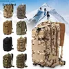 Outdoor Bags Men's 25L Backpack Sports Military Bags Outdoor Military Tactical Pocket Multifunctional Waterproof Hiking Camping BackpackL231222