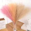 Decorative Flowers 15/30pcs Artificial Pampas Grass Bouquet For Wedding Party Home Bedroom Decor Simulation Dried Flower Reed DIY Craft Fake