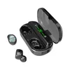 Hörlurar V101 Bluetooth 5.0 TWS Stereo Music Waterproof Headset Binaural Fingerprint Touch Control Hörlurar Brusreducering HD Call LED