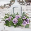 Decorative Flowers Artificial Bridal 5pcs Fake Foam Roses With Stem For DIY Wedding Decor Centerpieces Bouquets Home Christmas Decoration