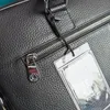 Klasyczna designerska torba na ramię czarna brązowa skórzana torebka luksusowe biznesowe torba komputerowa torba crossbody z torbą na kurz rozmiar 39 cm