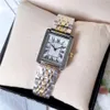 Designer Carti's horloges mode luxe horloge klassieke horloges mevrouw 3-pin Square Steel Band Watch high-end topkwaliteit luxe horloges mode-accessoires