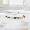 Strand Korean Sweet Colorful Flower Bracelets for Women Charme Flores de dupla face Miyuki Bread Bread Wedding Party Jewelry Gifts