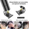 Le sans fil de fil professionnel peut être une coupe-cheveux à ganglière zéro pour les hommes coiffure électrique Clipper barbe Cutter de cheveux rechargeable 231221