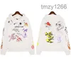 White Hoodie Designer Sweatshirt Hellstar Coat Skull Street Hip Hop Jumper LF0O