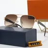 Gafas de sol de lujo para hombres Glassas de gafas Diseñador de gafas de vuelo clásicas de alta calidad Gafas de sol de verano uv281v