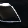 Máscara de faro de vidrio delantero delantero del automóvil para la cubierta de lámpara de lámpara de lámpara de lámpara transparente