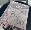 Donna Pashmina Squaren Morbida stola avanzata Tessuti Nappa Cashmere Riconoscere Designer Sciarpe Hijab di lana Sciarpa impreziosita con testa pura Involucri lunghi stampati