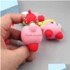 Andere cartoonaccessoires Figuur Kawaii Kirby speelt verschillende vormen PVC Model Toys Boys and Girls Birthday Gifts voor vrienden of kind DHRBC