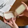 Oryginalna skórzana torba na szminkę zamków dla kobiet mini przenośna torba do przechowywania szminki owczej