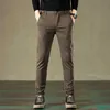 Jeans masculinos 2023 Autumn Novo calças casuais de calça de marca