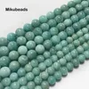 Groothandel Natuurlijk 8 mm 10 mm Mozambique ITE Gladde ronde losse kralen voor het maken van sieraden DIY Mikubeads 231221