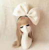 Super gigante oversize gigante brow bowknot kiki cosplay peli cuffia testa indossa copricapo party po oggetti di scena 231221