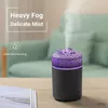 Humidificateurs Diffuseur d'huile essentielle d'aromathérapie d'humidificateur d'air de volcan d'usb avec la lumière LED pour le mini brumisateur de fabricant de brume d'eau fraîche de voiture à la maison