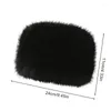 Berets Women Fluffy Fauxe Fur Shat Зима утолщенные теплые шляпы твердый цвет русский стиль роскошный шикарный ветрозащитный уш