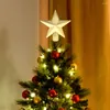 Party Decoration Mini Christmas Star Tree Topper Decors Favors Top Table Decor