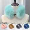 Women Faux Fur Collar Shawl Furry for Winter Coat Hood Decor Plush Fake Scarf Parkas Jacket Collars 231222