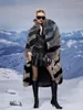 Kadın Kürk Sahte Ceket Kış Bayanlar Kalın Uzun Dönüş Peluş Sıcak Polar Ceket Sıradan Oyuncak Kadın 2023