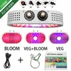 1100W LED Grow Light 85-265V Double Switch Dimmable Full Spectrum Grow Lâmpadas para a tenda de plântulas internas Flores de estufa Fitolamp P271G