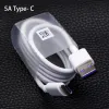 5A USB Type C-kabel för Huawei P30 Mate 30 Pro Quick Charge 3.0 Kablar Snabbladdning för Xiaomi 9 USB-C-laddningstråd