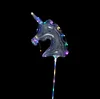 LED Bobo Luminous Balloon透明なカラフルなライトボールChirstmas Wedding Party Decor Gifts Tree Unicorn Star Shape SN915