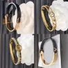 Bracelet de créateur de marge de marque Femmes de luxe 18 carats en or en or titane en acier