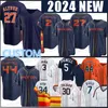 27 Jose Altuve 2 Alex Bregman Baseball Jersey 44 Yordan Alvarez 30 Kyle Tucker Houstons 3 Jeremy Pena 34 Nolan Ryan 5 Jeff Bagwell Craig Biggio Jose Abreu Framber Valdez