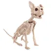 パーティーデコレーションハロウィーンデコレーションシミュレーション動物マウス犬猫SKL骨装飾品バーフィルムホラーホーンドホームパーティーの小道具装飾DHF1p