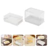 Teller 2 PCs Butterspeicherhalter Kühlschrank Organizer Crisper Kitchen Käse Keemis Container PP Home Case