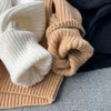 Women's Sweaters Turtleneck Sweater Women Cashmere Thickened Version Elegant 2023 Autumn Long Sleeve Female Solid Color Pullover