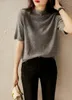 Women's Sweaters 2023 Knitted Women Sweater Pullovers O-Neck Autumn Summer Basic Slim Fit High Quality Top Black Gray D226