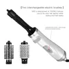 3 I 1 Auto Roterande multifunktionell styling luftkam Big Wave Curling Iron Straight Hair Comb Hair Dryer Comb 231221