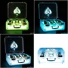Ice Buckets And Coolers New Led Briefcase Champagne Box Whisky Carrier Case Wine Bottle Display Suitcase Holders Drop Delivery Home Ga Dhwcq